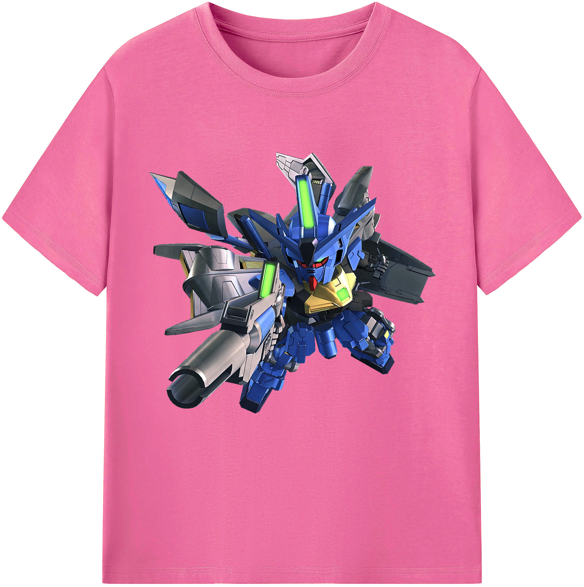 （画像用） 機動戦士ガンダム Mobile Suit Gundam レディースカジュアルプリントTシャツ（綿100％）